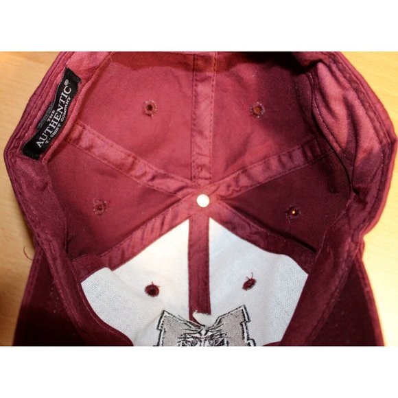 McMaster Dragon Boat Club Snapback Hat Cap Mens OS One Size Adjustable Burgundy - Picture 8 of 8